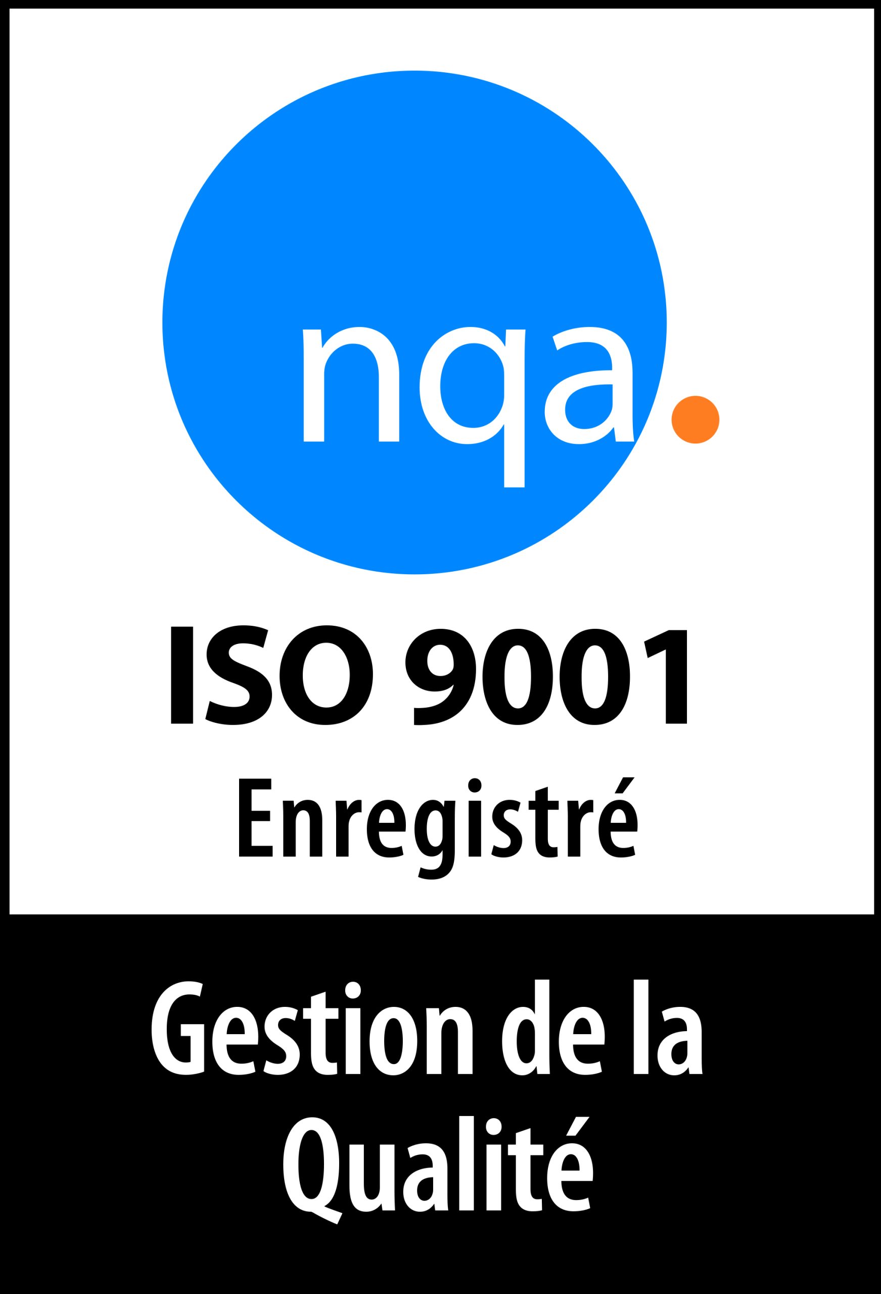 Certification ISO 9001 – Gestion de la qualité